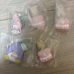 サンリオ マイメロ、マロンクリーム、タキシードサム キーホルダーセット