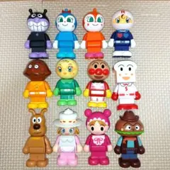アンパンマン　ブロックラボ　スイング　穴なし　12体セット フィギュア 人形
