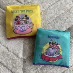 ディズニーランド限定 カプセルトイ エコバッグ2個