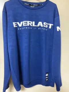 EVERLAST 長袖 Tシャツ ブルー LL