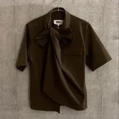 dimmoire 2023ディムモアール ZIPシャツ 白White ネクタイ付 - メルカリ