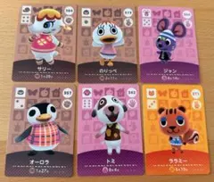 amiiboカード　あつ森　6枚セット