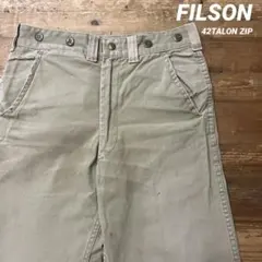 80s FILSON フィルソン USA製 42TALON ZIP ダックパンツのサムネイル