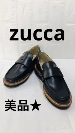 美品 ★ZUCCA 革靴　ローファー　S