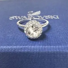 【美品】SWAROVSKI スワロフスキー Flirt リング 指輪 パヴェ55