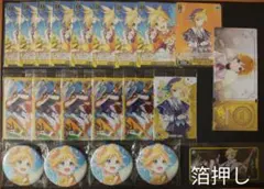 プロセカ 鏡音レン カード 缶バッジ まとめ売り