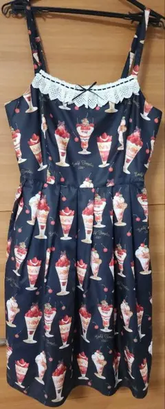 Emily Temple cute　エミリーテンプルキュート　パフェ柄スカート Emily Temple cute エミリーテンプルキュート パフェ柄スカート