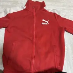 PUMA レッド フルジップジャケット