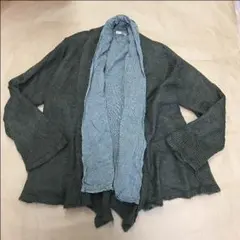 シンプリシテェ長袖ニットカーディガン