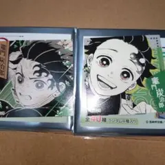 鬼滅の刃 スクエアステッカー 竈門炭治郎 2種セット
