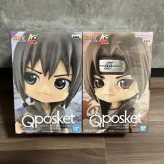 NARUTO疾風伝　キューポスケット　うちはイタチ　サスケ　フィギュア