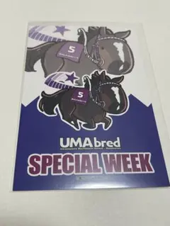 UMAbred POPUP 特典ポストカード　スペシャルウィーク