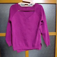 ＊Julia Boutique＊チョーカー風パープルニットのサムネイル