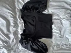 ZARA 黒 パフスリーブ トップス L
