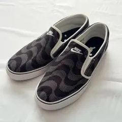 えのきん様専用★【Nike 】ナイキ スリッポン 黒/白 波模様 ２６．５cm