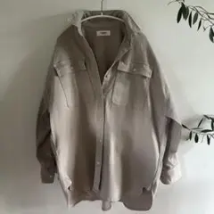 Healthy Denim アーモンドオーバーサイズ 長袖シャツ