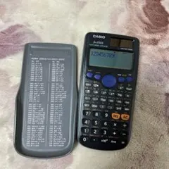 CASIO fx-375ES 電卓 カバー付き