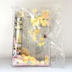 A6シール帳 黄色リフィル10枚付き