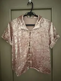 jouetie ジュエティ チャイナベロアトップス