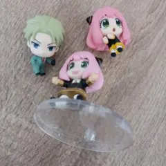 スパイファミリー　アーニャ フィギュア 透明スタンド付き　ロイド　セット