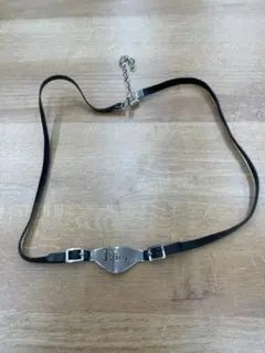 クリスチャンディオール レザーチョーカー ジョン・ガリアーノ 4921