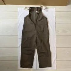 しまむら hooday サロペット カーキ色 100cm