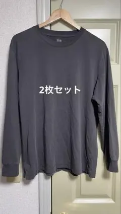 UNIQLO エアリズムコットンUVカットクルーネックT 2枚セット