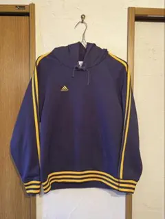 アディダス　パーカー 紫 Mサイズ