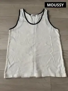 MOUSSY タンクトップ ホワイト