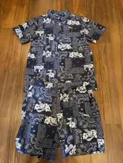 PUMA バンダナ柄 Mサイズ シャツとショーツセット　セットアップ