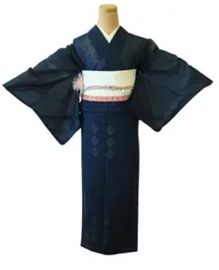 夏物 紗の小紋と紗の博多織なごや帯・帯〆 3点セット 仕立上り＜KK1251＞のサムネイル