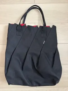 ★gomme トートバッグ ブラック×レッド★