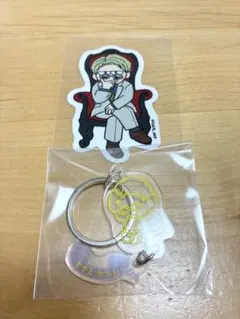 呪術廻戦　七海建人　ジロリステッカー　もしもししますアクリルキーホルダー