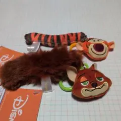 ディズニー キャラクター　フェイス＆しっぽマスコット2点セット