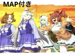 『 カサマツ篇舞台探訪 MAP付き』ウマ娘シングレ×笠松町 手ぬぐい