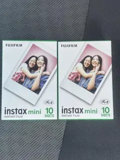 FUJIFILM instax mini インスタントフィルム 10枚×2