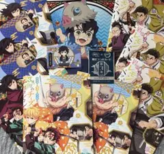 鬼滅の刃　銀だこ　冨岡義勇　カード　クリアファイル　特製スリーブ
