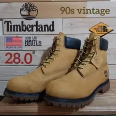 極美品　90s USA製　希少　ティンバーランド 6インチ　プレミアム　28.0