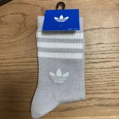 新品adidas グリッターラメクルーソックスMサイズ