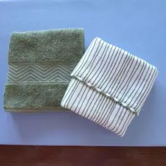 タオルハンカチ2枚（UCHINO）新品 未使用①