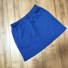 【ZARA】ザラ　レディース　ミニスカート　M　ネイビー　ウエストゴム