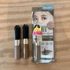 3本セット　Kiss Me 眉マスカラ ナチュラルアッシュ ヘビーローテーション