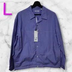 ユニクロ ＋J スーピマコットンオーバーサイズシャツブルゾン（長袖）