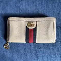 GUCCI シェリーライン ダブルG ラウンドファスナー 長財布