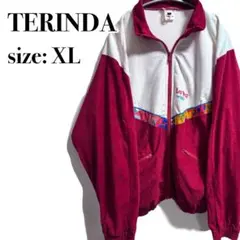 TERINDA ジップアップ トラックジャケット レトロ 切り替えデザイン