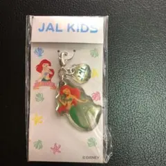 JAL KIDS リトル・マーメイド　アリエル　ファスナーアクセサリー