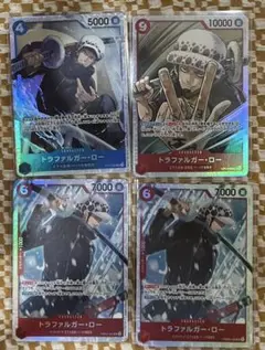 ワンピースカード　トラファルガー・ロー　SR　4枚セット