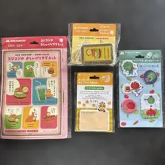 4点セット　モスバーガー　ワイワイセット　コジコジ　シール