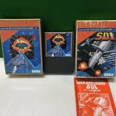 ★SEGA 1987 セガマークⅢ ザクソン 3D SD1 箱説明書付　宇宙