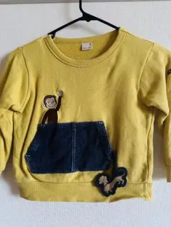 本日限定セール！おさるのジョージ トレーナー イエロー